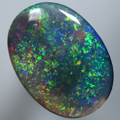 SOLID BLACK OPAL Constant colour, Pinfire pattern SEE VIDEO